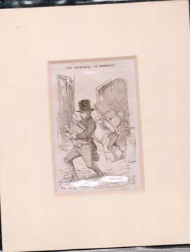 Item #73-3939 Les Journaux, au Boisseau! 19th Century French Publisher