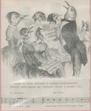 Item #73-3970 Classe de Chant. 19th Century French Publisher