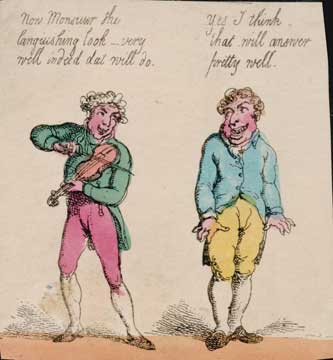 19th Century British Publisher - Now Monsieur, the Languishing Look
