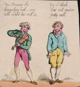Item #73-3972 Now Monsieur, the languishing look. 19th Century British Publisher