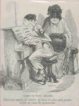 Item #73-3976 Classe de Piano (Adultes). 19th Century French Publisher