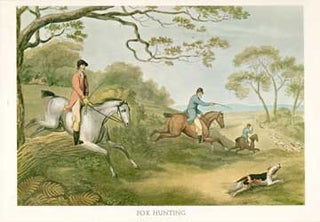 Item #73-3986 Fox Hunting. Currier, Ives