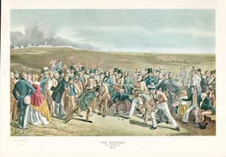 Item #73-3987 The Golfers St. Andrews 1847. Currier, Ives