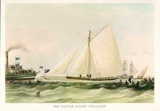 Item #73-3990 The Cutter Yacht "Volante" Currier, Ives
