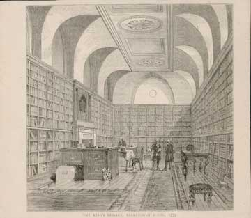 Item #73-4007 The King's Library, Buckingham House. 19th Century British Publisher.