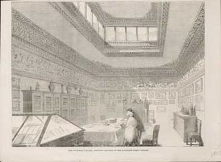 Item #73-4014 The Cottonian Library, Recently Annexed to Plymouth Public Library. 19th Century...