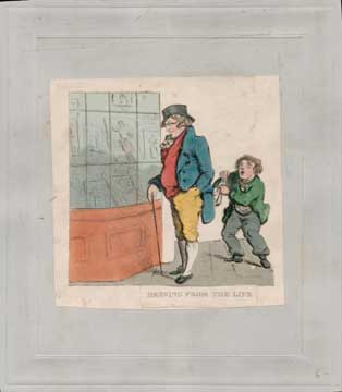 Item #73-4017 Drawing from the Life. 19th Century British Publisher