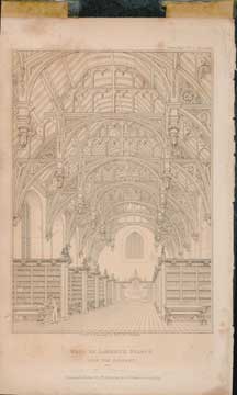 Item #73-4033 Hall of Lambeth Palace. W. Pickering, J B. Nichols and Son