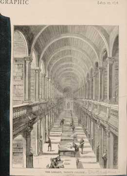 Item #73-4044 The Library, Trinity College. The Graphic