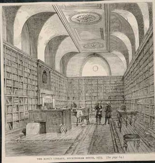 Item #73-4047 The King's Library, Buckingham House, 1775. 19th Century British Publisher