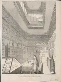 Item #73-4052 The Cottonian Library, Recently Annexed to the Plymouth Public Library. Illustrated...