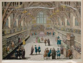 Item #73-4056 Interior of Old Westminster Hall. 19th Century British Publisher