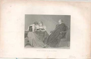 Item #73-4078 Milton Dictating to His Daughters. 19th Century British Publisher