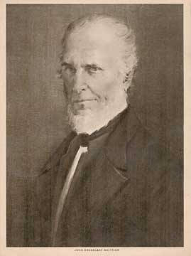 Item #73-4199 John Greenleaf Whittier. 19th Century American Publisher
