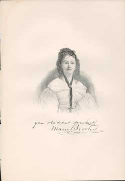 Item #73-4206 Maria Brooks. 19th Century British Publisher