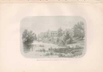 Item #73-4207 Bryant's Summer Home at Roslyn, Long Island, N.Y. 19th Century American Publisher.