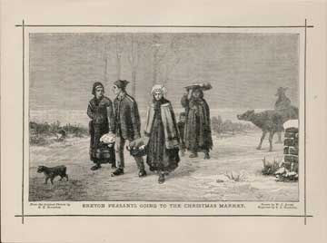 Allen, W.J.; Marriott, R.S.; Boughton, G.H. - Breton Peasants Going to the Christmas Market