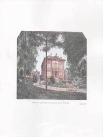Item #73-4387 Residence of F. Buhl, south side Fort St., near Twenty-fourth St., Built in 1864....