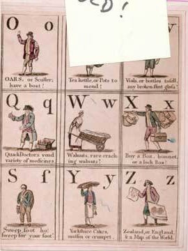 Item #73-4438 O, T, V, Q, W, X, S, Y, Z. 18th Century British Publisher