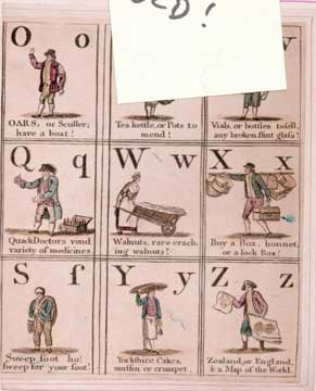 Item #73-4438 O, T, V, Q, W, X, S, Y, Z. 18th Century British Publisher