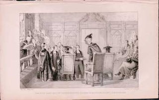 Item #73-4448 The Vice Chancellor Conferring the Degree of Bachelor of Arts, at Oxford, 1842. R....