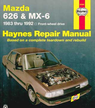 Item #73-4550 Mazda 626 & MX-6 1983 thru 1992. Haynes Publishing Group