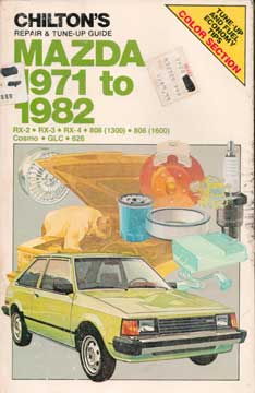 Item #73-4591 Mazda 1971 to 1982. Chilton Book Company