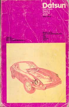 Item #73-4595 Datsun 1961-1972. Chilton Book Company.