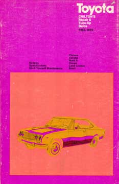 Item #73-4597 Toyota 1965-1970. Chilton Book Company
