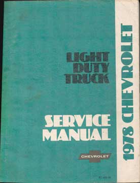 Item #73-4612 1978 Chevrolet Light Duty Truck. General Motors Corporation