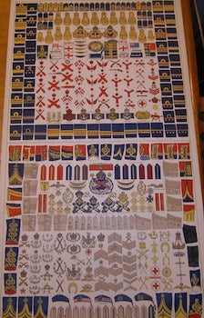 Item #73-4629 Badges and Marks of Rank of our Navy and Army. 19th Century British Publisher
