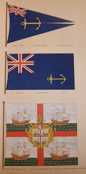 Item #73-4632 Admiralty Tender; Victualling; Trinity House-Master's Flag. 19th Century British...
