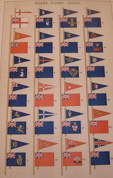Item #73-4638 Flags - Yacht Clubs. 19th Century British Publisher
