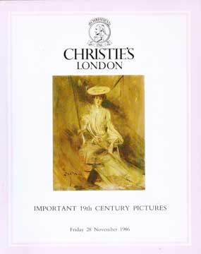 Item #73-4725 Important 19th Century Pictures. Nov 1986. Lot #s 1-103. Christie's London