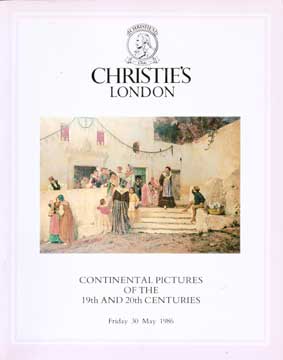 Item #73-4731 Continental Pictures of the 19th and 20th Centuries. May 1986. Lot #s 1-193....