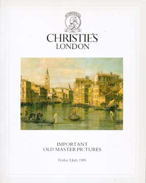 Item #73-4854 Important Old Master Pictures - Jul 1985 - Lot 1-94. Christie's