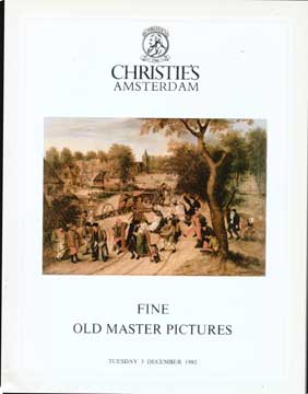 Item #73-4865 Fine Old Master Pictures - Dec 1985 - Lot 1-182. Christie's