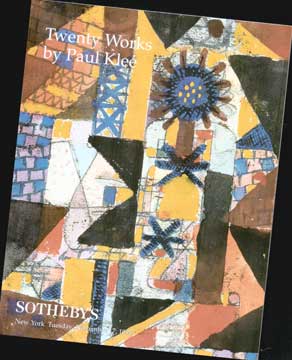 Item #73-5061 Twenty Works by Paul Klee - Nov 1998 - 7247 - Lots 330-349. Paul Klee