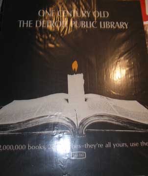 Item #73-5137 One Century Old - The Detroit Public Library. Detroit Public Library