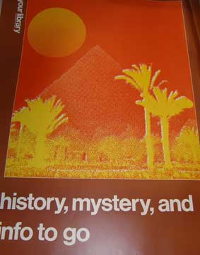 Item #73-5140 history, mystery, and info to go. American Library Association