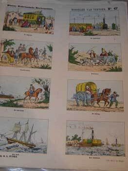 Item #73-5208 Nieuwe Nederlandsche Kinderprenten - Middelen van Vervoer. G. L Funke