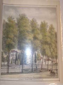 Item #73-5262 Old Homestead of Welcome Campbell, Royal Oak Tp., Oakland Co., Mich. 19th Century...