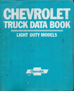 Item #73-5413 Chevrolet Truck Data Book. Chevrolet