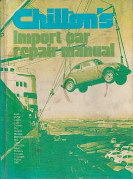 Item #73-5419 Import Car Repair Manual. Chilton's