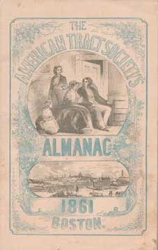 Item #73-5495 Almanac 1861. American Tract Society