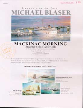 Item #73-5512 Mackinac Morning. Michael Blaser