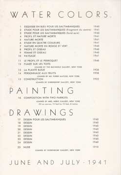 Item #73-5838 Water Colors, Painting, Drawings. Fernand Léger