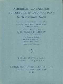 Item #73-5895 American & English Furniture & Decorations - Sale 390. Parke-Bernet Galleries