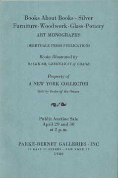 Item #73-5903 Books About Books - Sale 768. Parke-Bernet Galleries