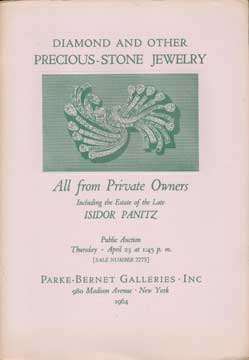 Item #73-5905 Diamond and other Precious-Stone Jewelry - Sale 2275. Parke-Bernet Galleries